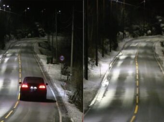 Ήρθαν οι «έξυπνοι» δρόμοι στην Νορβηγία: Τα φώτα ανάβουν αυτόματα μόλις περνάει αυτοκίνητο