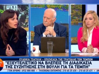 Ευδοκία Τσαγκλή: «Κ. Καραμανλή, συγγνώμη που μπήκα σε ένα τόσο καλό τρένο»