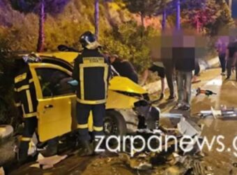 Σφοδρό τροχαίο στα Χανιά: Νεκρός άνδρας μετά από μετωπική σύγκρουση δύο ΙΧ (video)