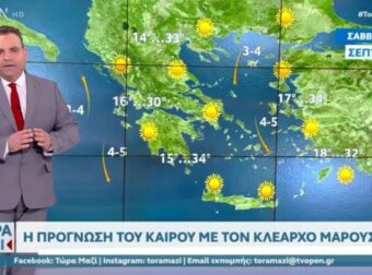 Δυστυχώς το έκανε γνωστό ο  Κλέαρχος Μαρουσάκης: «Μετά το καλοκαιρινό τοπίο γίνεται ανατροπή με…»